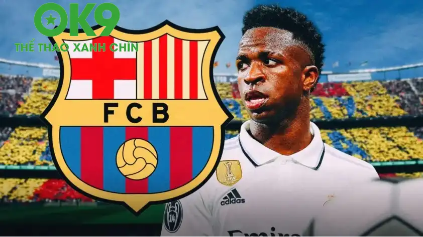 Vinicius đã từng rất gần tới việc gia nhập Barcelona. Ảnh: ClutchPoints Vinicius đã từng rất gần tới việc gia nhập Barcelona. Ảnh: ClutchPoints